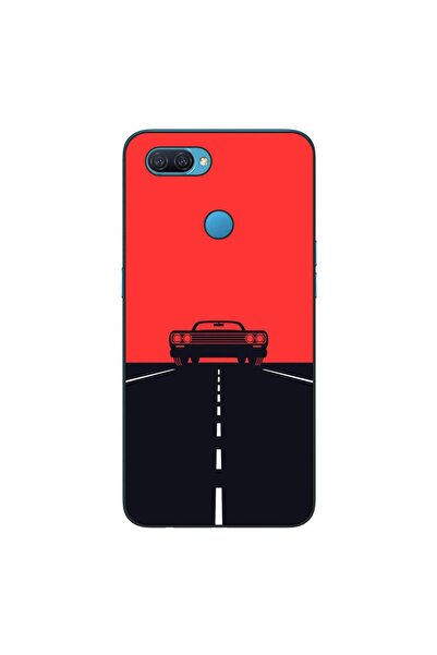 OEM Husa compatibila cu Oppo A12 Silicon Gel Tpu Model Red Sky Muscle Car