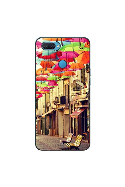 OEM Husa compatibila cu Oppo A12 Silicon Gel Tpu Model Strada Umbrele Colorate
