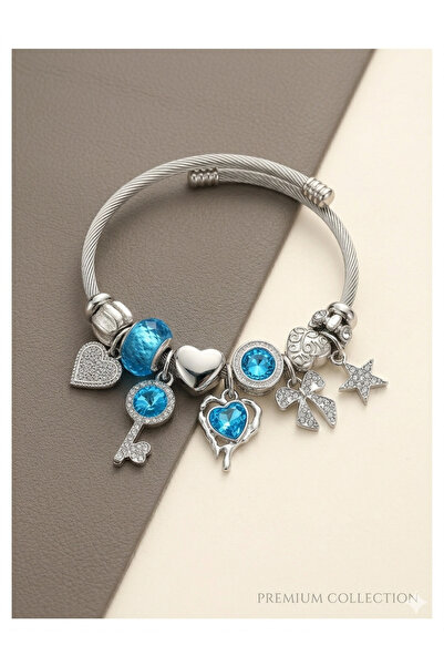 AYDA STORE Charm Steel Bracelet