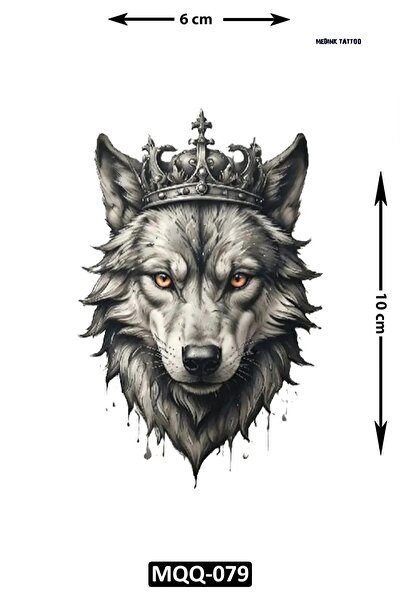 Attach MQQ-079 KRAL KURT DESEN GEÇİCİ DÖVME-TATTO