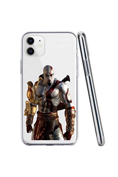 OEM Husa compatibila cu Apple iPhone 11 Silicon Transparenta Model God Of War...