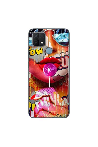 OEM Husa compatibila cu Oppo A15 si A15s Silicon Gel Tpu Model Pop Art Lolipop