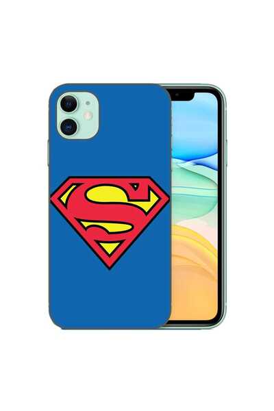 OEM Husa compatibila cu Apple iPhone 11 Silicon Gel Tpu Model Superman