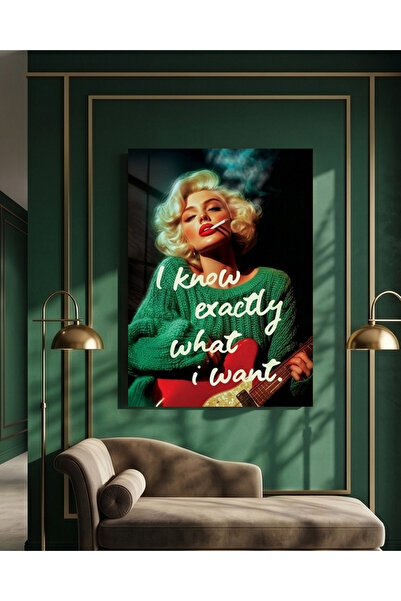 FavloArt Madonna Poster Pleksi Tablo – Modern ve İkonik Duvar Sanatı