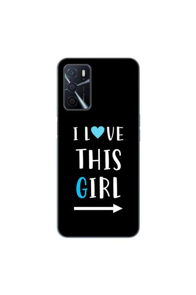 OEM Husa compatibila cu Oppo A16 Silicon Gel Tpu Model Cupluri I love This Girl