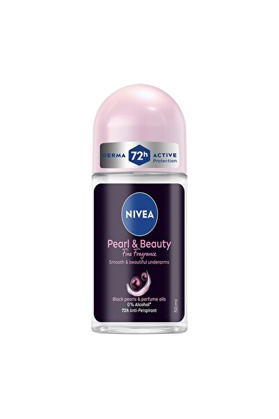 NIVEA Deo Roll-On Μαύρη Πέρλα Αντιιδρωτικό Αποσμητικό Roll-On 72 ωρών 50ml