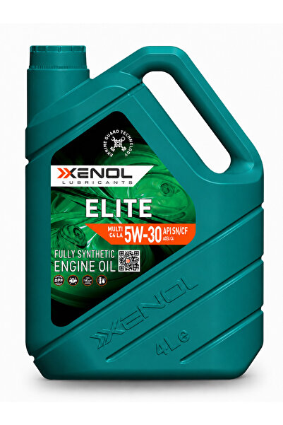 XENOL 5w-30 Tam Sentetik Benzinli Dizel Motor Yağı 4 Litre Elite Multi C3 LA ...