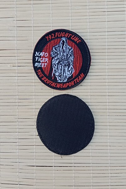 192. Flight Line Nato Tiger Meet The Brutal Weaponteam Nakış işlemeli Arma Patch