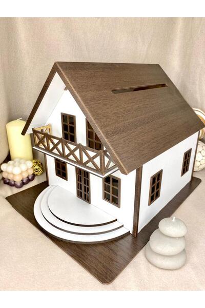 evdeco Wedding gift envelope box in the shape of a house