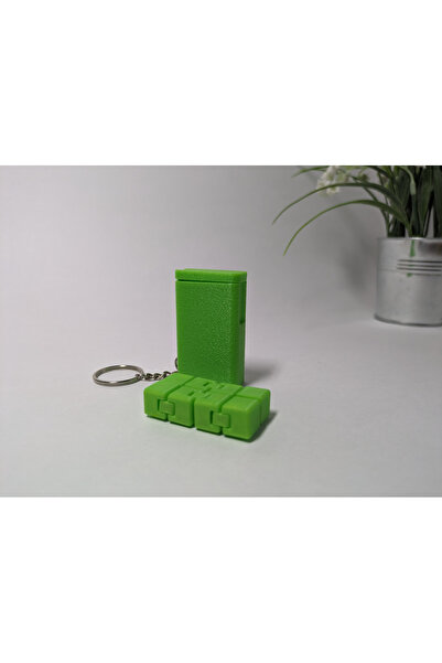 PeriYedi Anahtarlık Kılıflı Mini Fidget Sonsuzluk Küpü 1 Adet