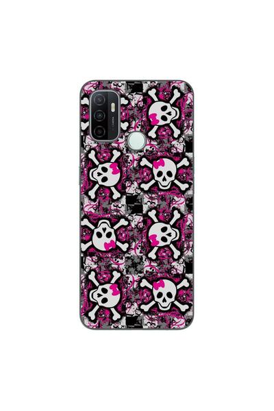 OEM Husa compatibila cu Oppo A53 Silicon Gel Tpu Model Pop Art Skeleton