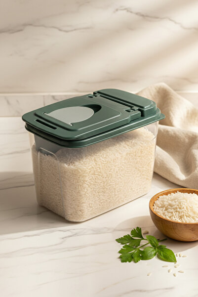 YAZICI 1.8 Liter Food Container with Pop-Up Lid 2 Types of Lid Storage Contai...