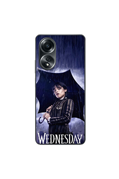 OEM Husa compatibila cu Oppo A58 4G Silicon Gel Tpu Model Wednesday Umbrella