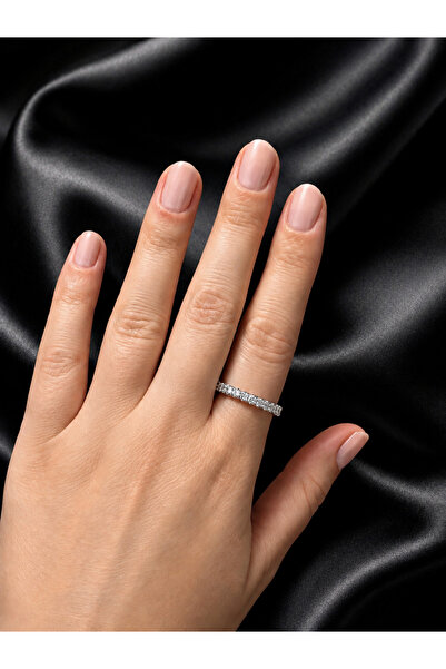XUPING JEWELRY Tek taş vip kalite kadın tam tur çelik yüzük