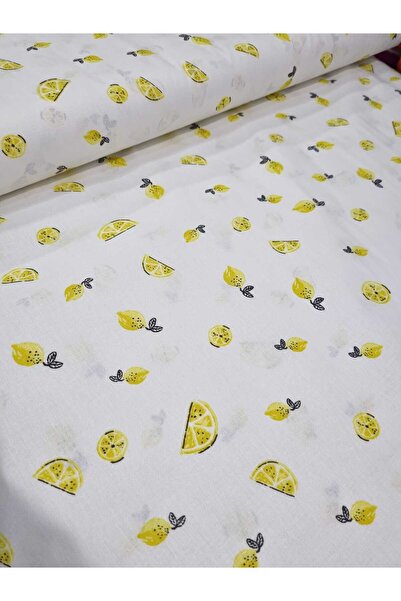 Home Poplin kumaş Kırkyama için uygundur ( Limon Desen 100 x 160 )