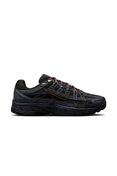 Nike P-6000 SE Retro Koşu Stili Günlük Spor Ayakkabı Siyah / Kırmızı
