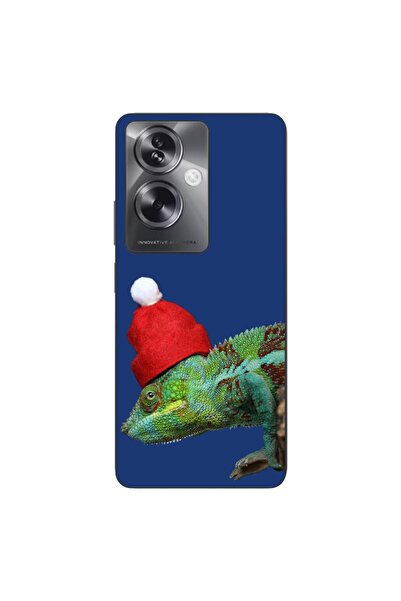 OEM Калъф, съвместим с Oppo A79 5G, силиконов гел TPU, с десен Коледен хамелеон