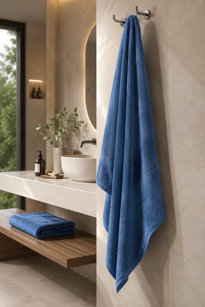 TAYA HOME 100% Cotton Microcotton Bath Towel 70X150 cm Extra Soft High Absorbent Towel