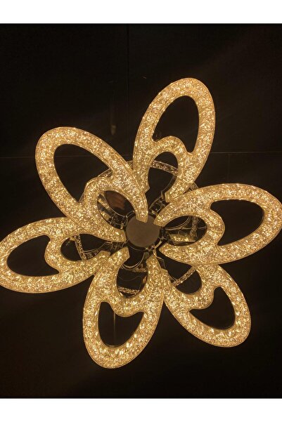 ToptanAvize ULTRA LED'li HOPARLÖRLÜ GOLD AVİZE