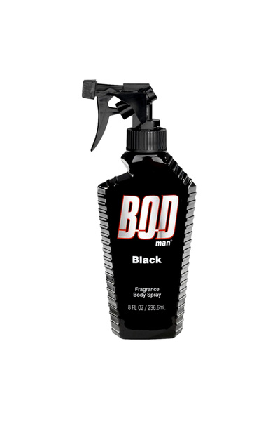 Bod Man بخاخ الجسم الأسود 237 مل، عطر رجالي طويل الأمد