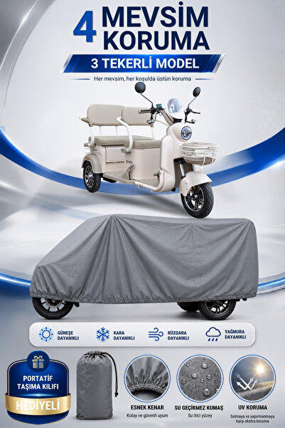 Motobros Motorcycle Tarpaulin Yuki Yk-55 Pony X 3-Wheel Electric Vehicle Tarp...