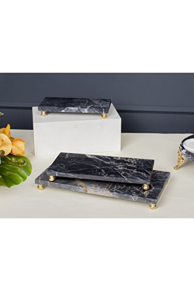 Sembol Black Marble 3-Piece Presentation Set 30X16X3 cm