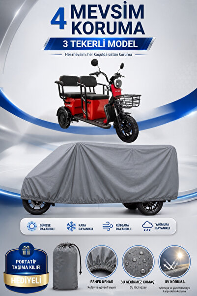 Motobros Motorcycle Tarpaulin Apec Apm5 3-Wheel Electric Vehicle Tarpaulin Gr...