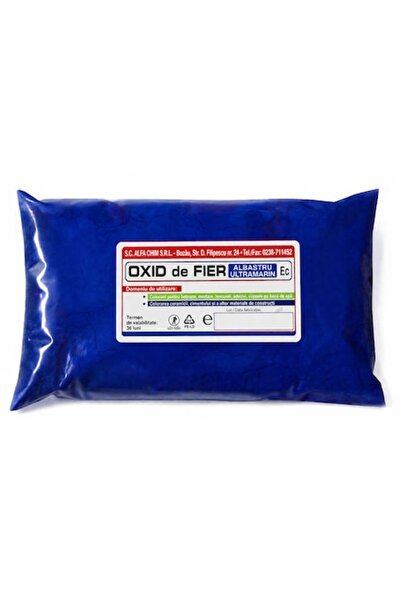 Alfa Mechim Premium Ultramarine Blue Titanium Oxide for Concrete, Screeds, Pa...