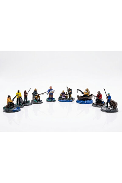 Alpha Spark Epoxy Fisherman figurines