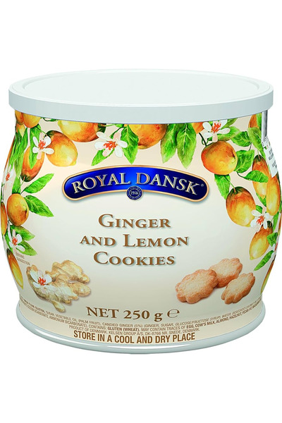 Royal Dansk RD GINGER & LEMON COOKIES 12X250G