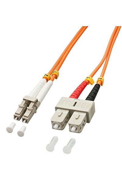 LİNDY Cablu de fibră optică LC / SC OM2, 2m