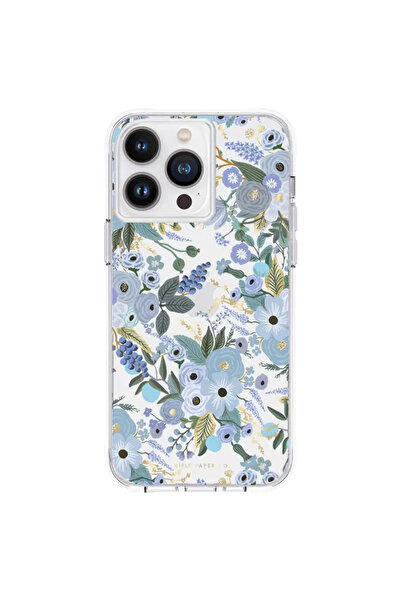 Rifle Paper Co. Rifle Paper Clear - Husă iPhone 14 Pro Max (Albastru Garden P...