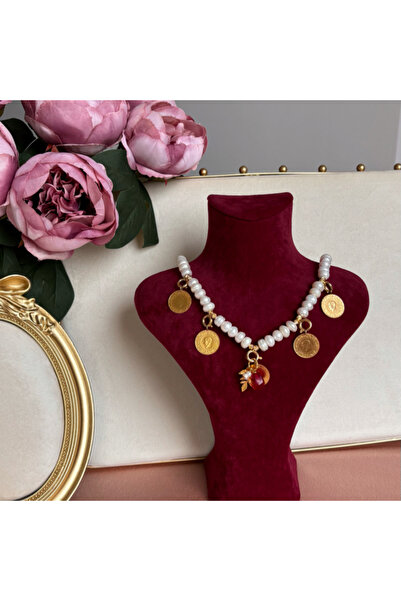 ZEZ PEARL JEWELRY Altın Uyumlu 5’i 1 Yerde İnci Kolye