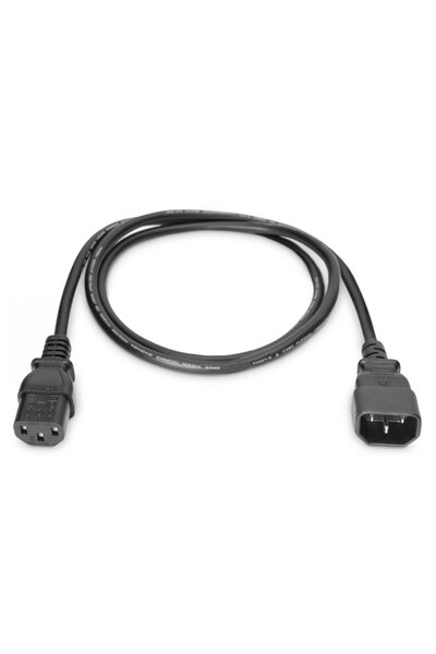 Digitus Cablu prelungitor de alimentare - IEC C14 tată/IEC C13 mamă - 5 m