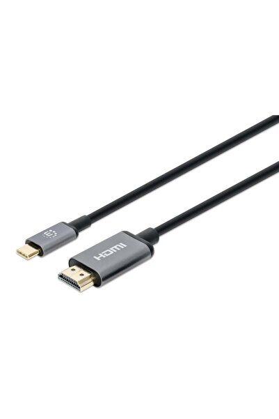 MANHATTAN Cablu USB-C la HDMI, USB-C tată la HDMI tată, 1m, negru °