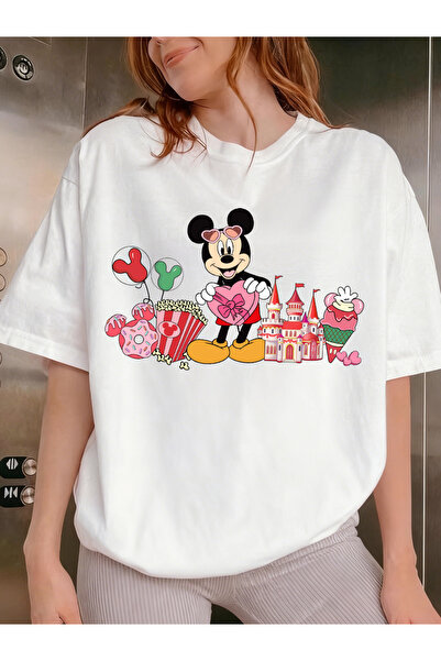 SAUDI DISNEYLAND disneyland Men and Women's 100% Cotton T-Shirt - Oversized C...