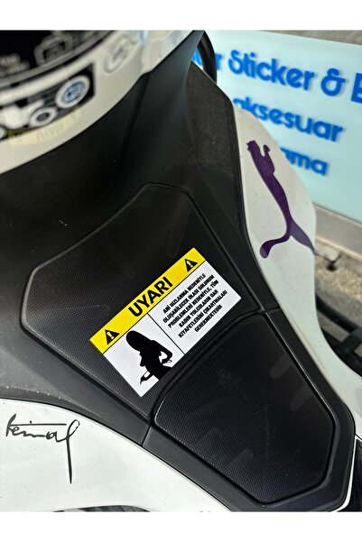 Mavera Stickers Araç Hızlanma Uyarı Sticker Etiket (11.5x6cm) Araba-Motor İçin