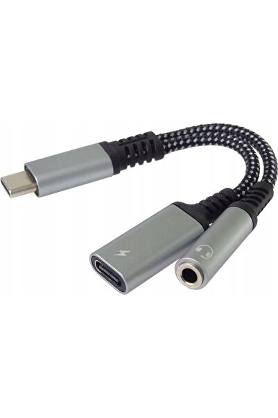 PremiumCord Adaptor USB-C / jack de 3,5 mm cu cip DAC + USB-C pentru [dispozi...