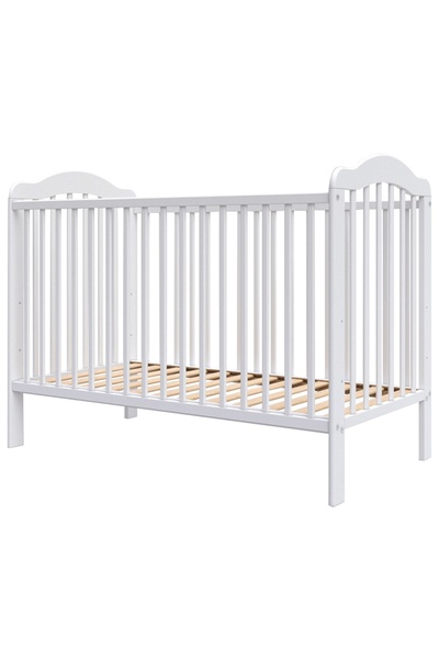 Evelise Hubners Lizett wooden baby bed 120x60 cm white