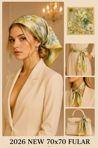 Jack Ferrero Luxury New Fular 70x70 Cm