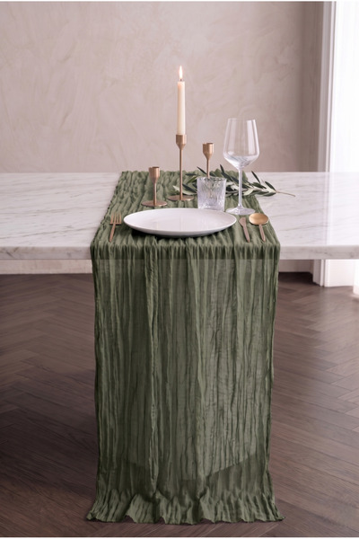 Soft Kare Față de masă din tul boem, 100% bumbac, decor modern pentru casă, s...