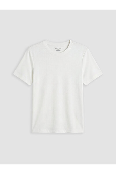 LC Waikiki RMZ GİYİM FARKIŞİLLERİNE ZERO Roba Collar Tricou sport pentru femei