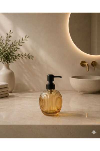 balsa group Mrk model colored thick glass liquid soap dispenser 450ml