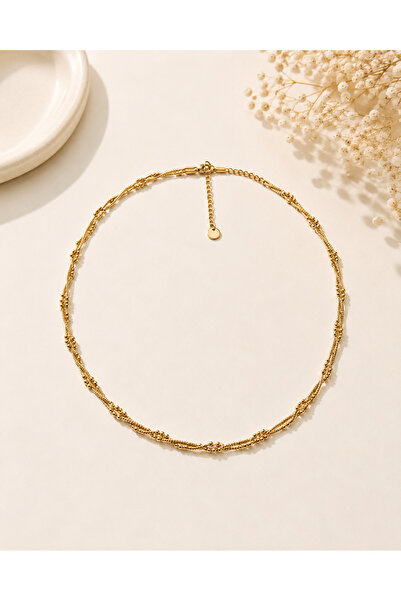 Archhazel Jewelery Steel Cube Italian Chain Disco Ball Wrapped Necklace