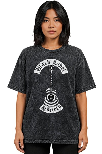 SEVBANO Black Label Society Rock Metal Music Band Printed Unisex Oversize Vin...
