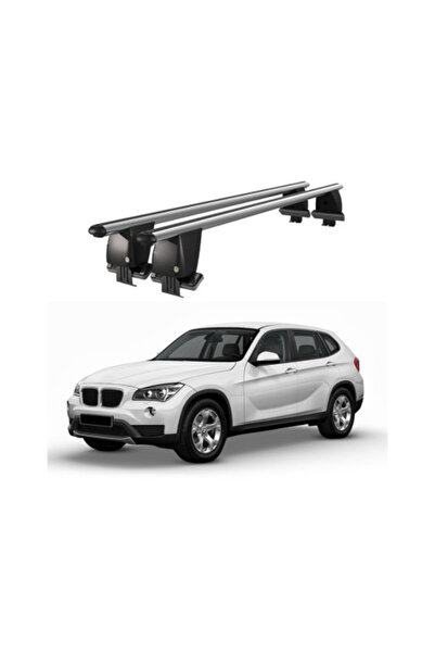 OEM Aluminum car trunk crossbars compatible with smooth roof BMW X1 E84 2012-...