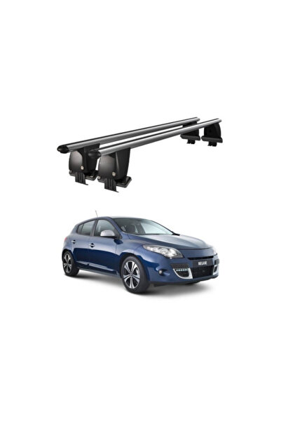 OEM Bare transversal roof rack aluminum compatible roof net renault megane ii...