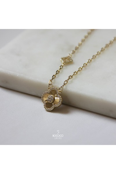 Rococo Shine Özel Seri Yonca Kolye