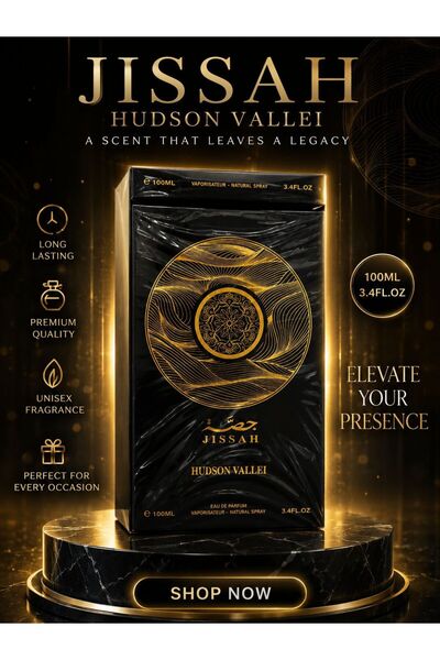 JISSAH Hudson Valley Eau De Parfum 100مل |   عطر فاخر طويل الأمد للجنسين