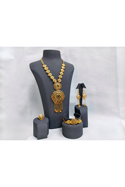 Generic Bridal Full Jewelry Set for Women - Necklace Earrings Ring and Bracel...